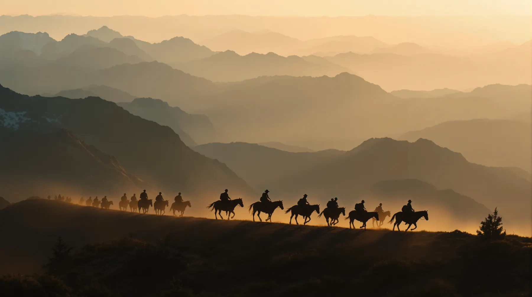 Mountain basin in elk country, where outfitters run camps with big game outfitter software